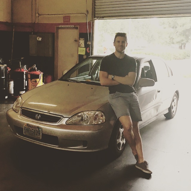 Me and my 1999 Honda Civic, which helped me save money on transportation for over a decade